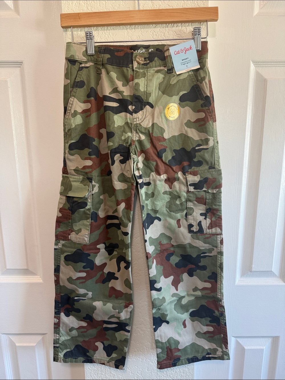 Cat & Jack Camo Cargo Pants - Green, Brown, Black